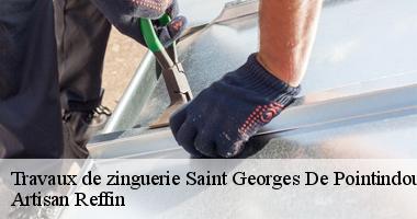 Intervention de notre artisan zingueur en Saint Georges De Pointindoux