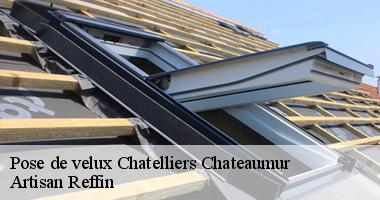 Couvreur pose de velux à Chatelliers Chateaumur