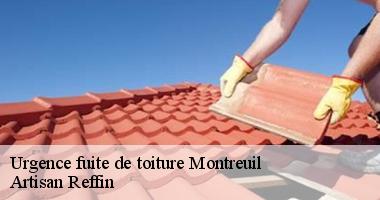 Urgence fuite toiture à Montreuil avec Artisan Reffin