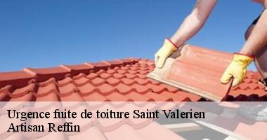 Urgence fuite toiture à Saint Valerien