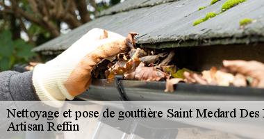 Nettoyage de gouttière à Saint Medard Des Pres par Artisan Reffin